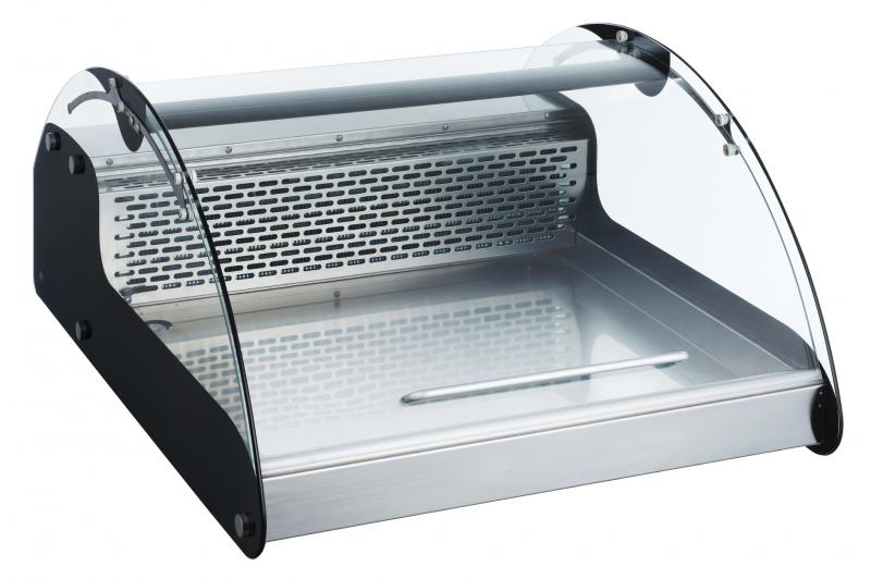 Curved Glass Countertop Refrigerated Display with 118 L capacity 1 Curved Glass Countertop Refrigerated Display with 118 L capacity